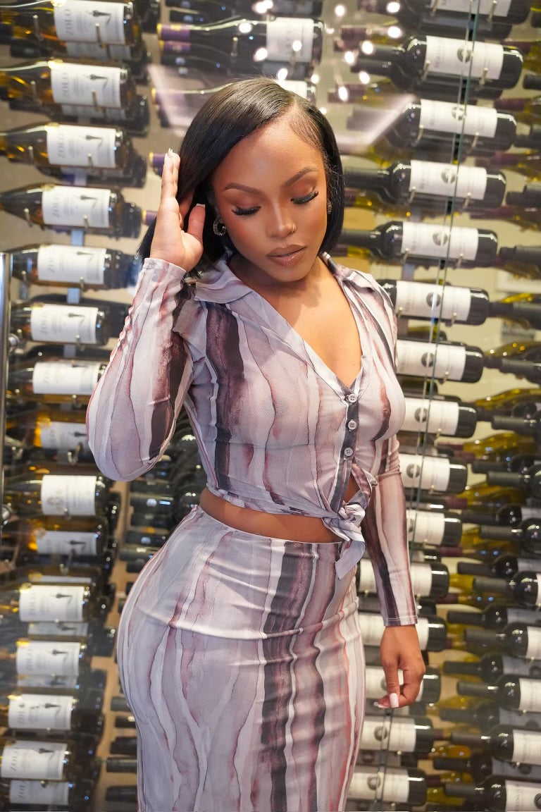 Just Vibes Skirt Set
