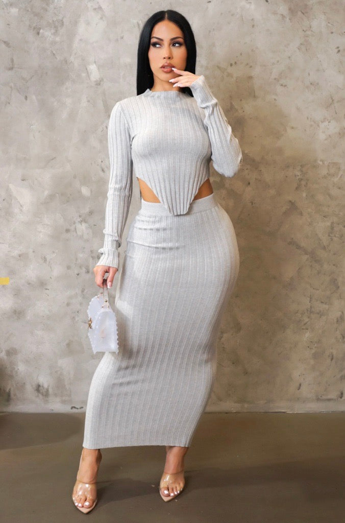 Soft era skirt set