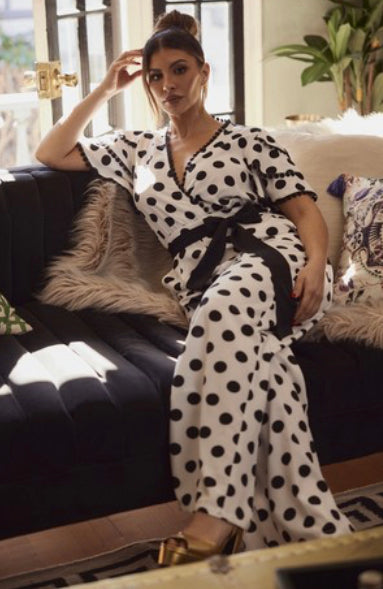 Poka-Dot Jumpsuit